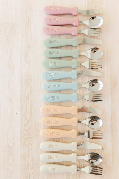 Personalized Toddler Utensils (set of 3)